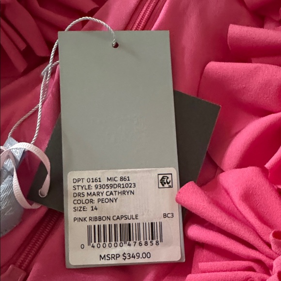 ANTONIO MELANI Vibrant Pink Maxi Dress/wedding guest/ prom dress - Picture 8 of 8